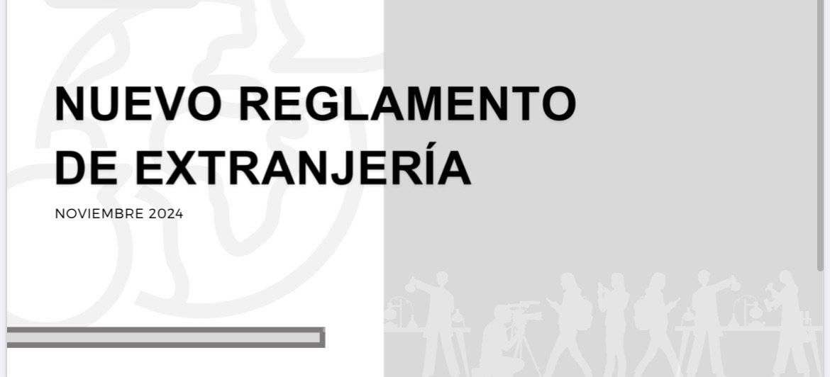 Ya se ha aprobado el nuevo Reglamento de Extranjería